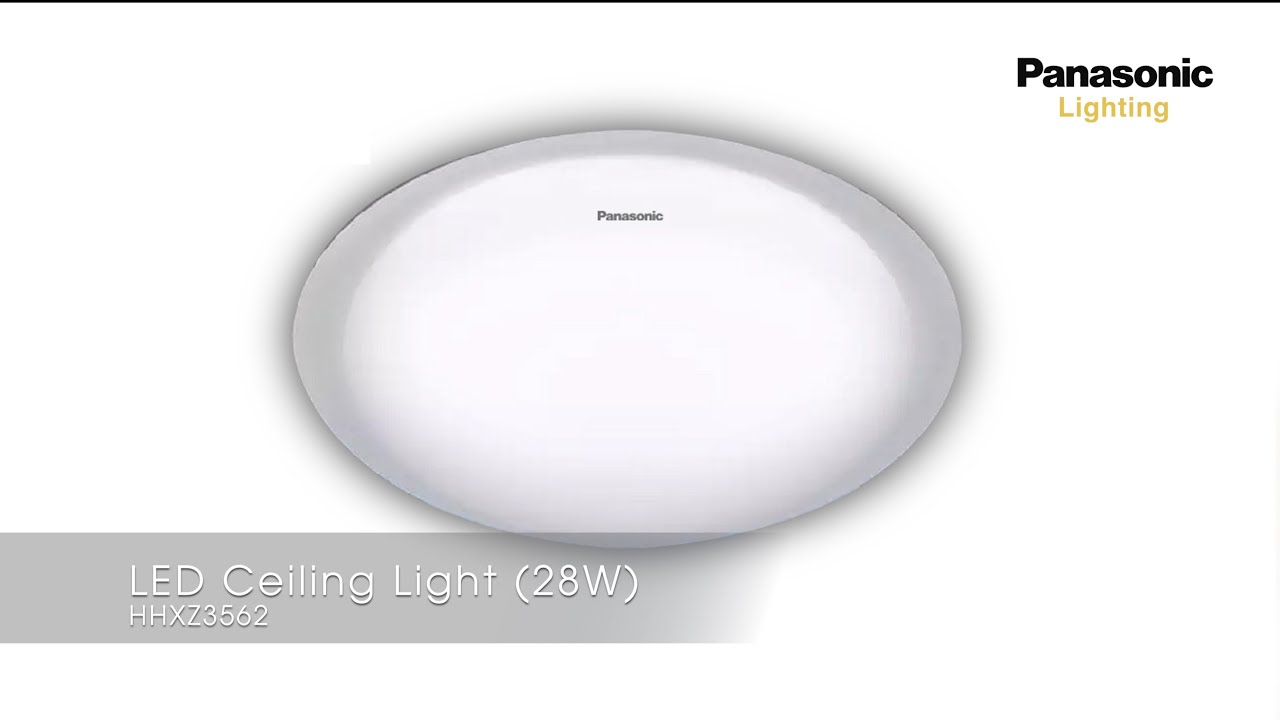 Panasonic LED 天花燈(28W) - HHXZ3562 - YouTube