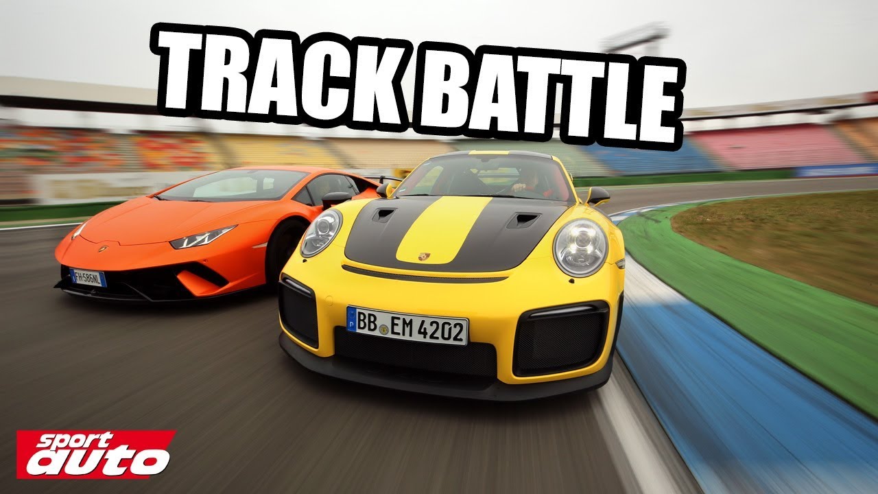 Porsche 911 GT2 RS vs Lamborghini Huracán Performante Track Battle