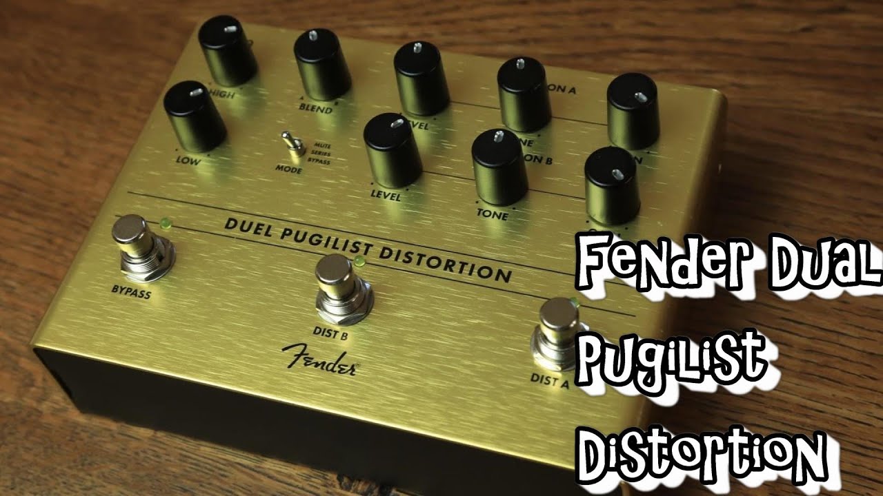 Full Demo and deep dive on the Fender Dual Pugilist Distortion
