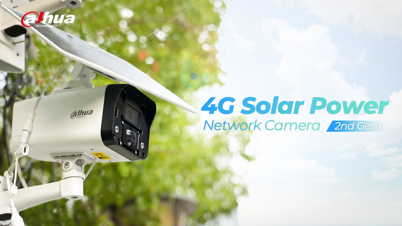 Dahua 2nd Gen 4G Solar Power Network Camera — Always On, Always