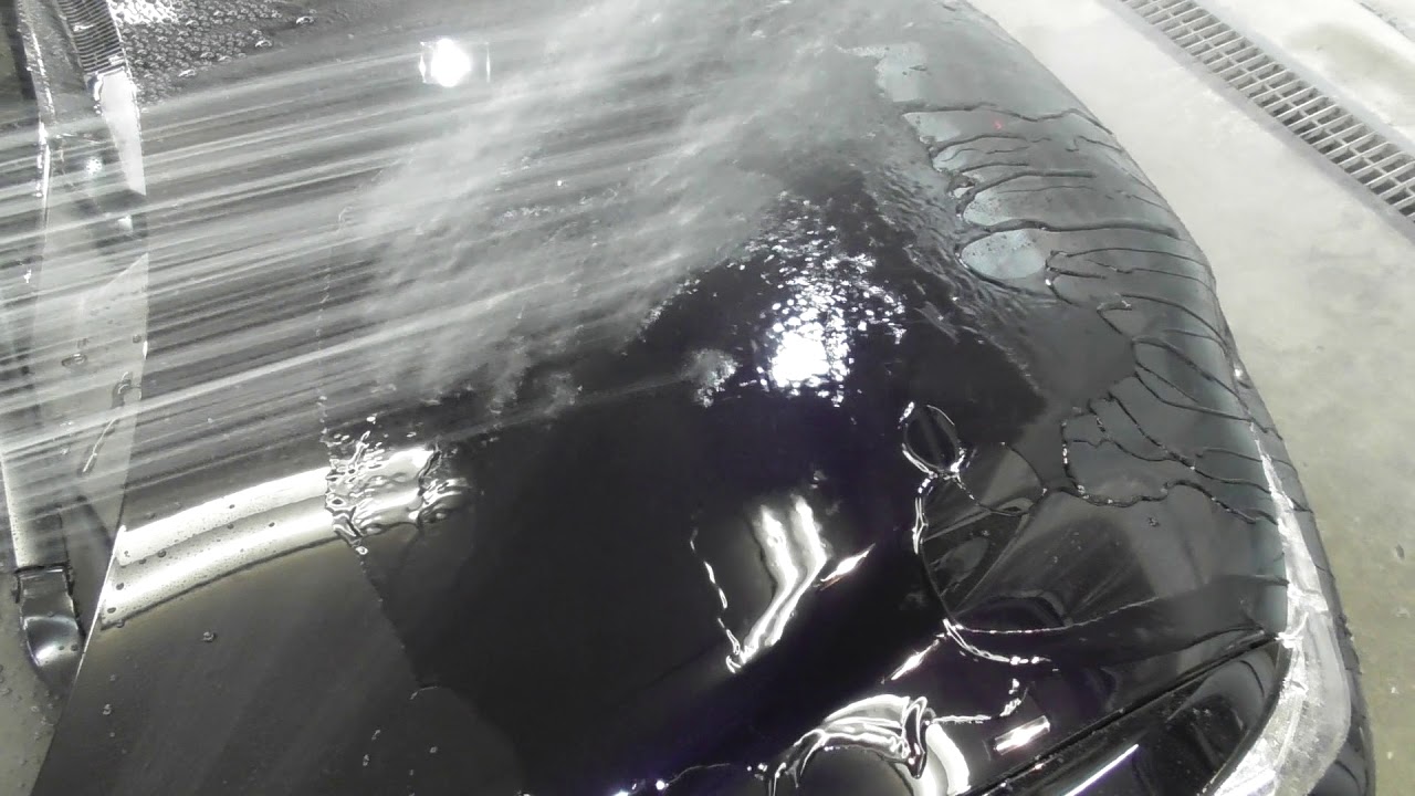 本邦初公開 ハイモースコートGLOW(グロウ)の撥水の確認 - YouTube