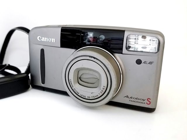 Canon Autoboy S コンパクトフィルムカメラ - YouTube