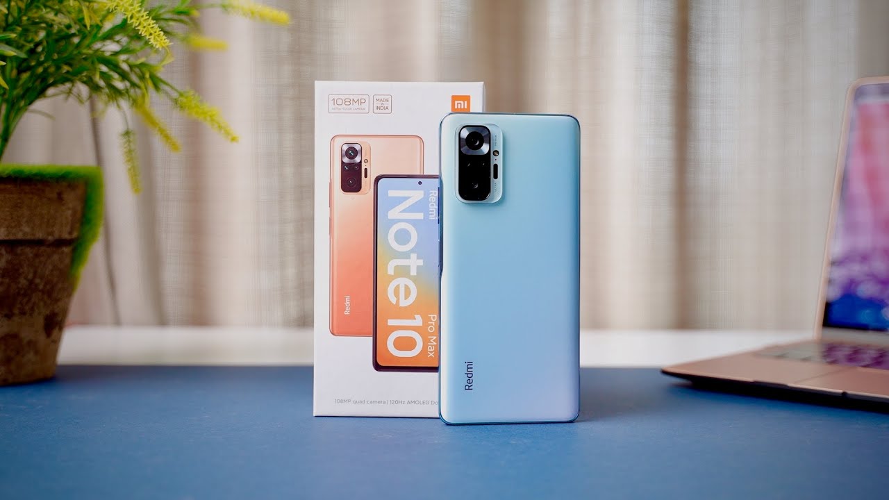Glacial Blue Redmi Note 10 Pro Max Unboxing and First Impression