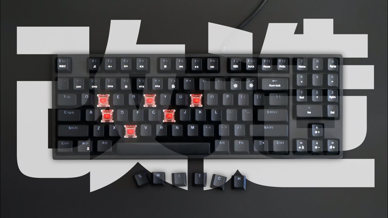 Amazon最安値メカニカルキーボードのスイッチを改造して使いやすく