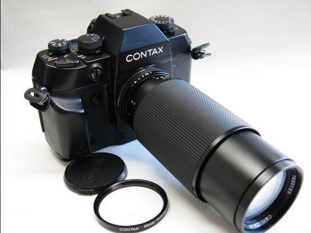Contax AX + Carl Zeiss Vario-Sonnar T* 80-200mm F4 MMJ - YouTube