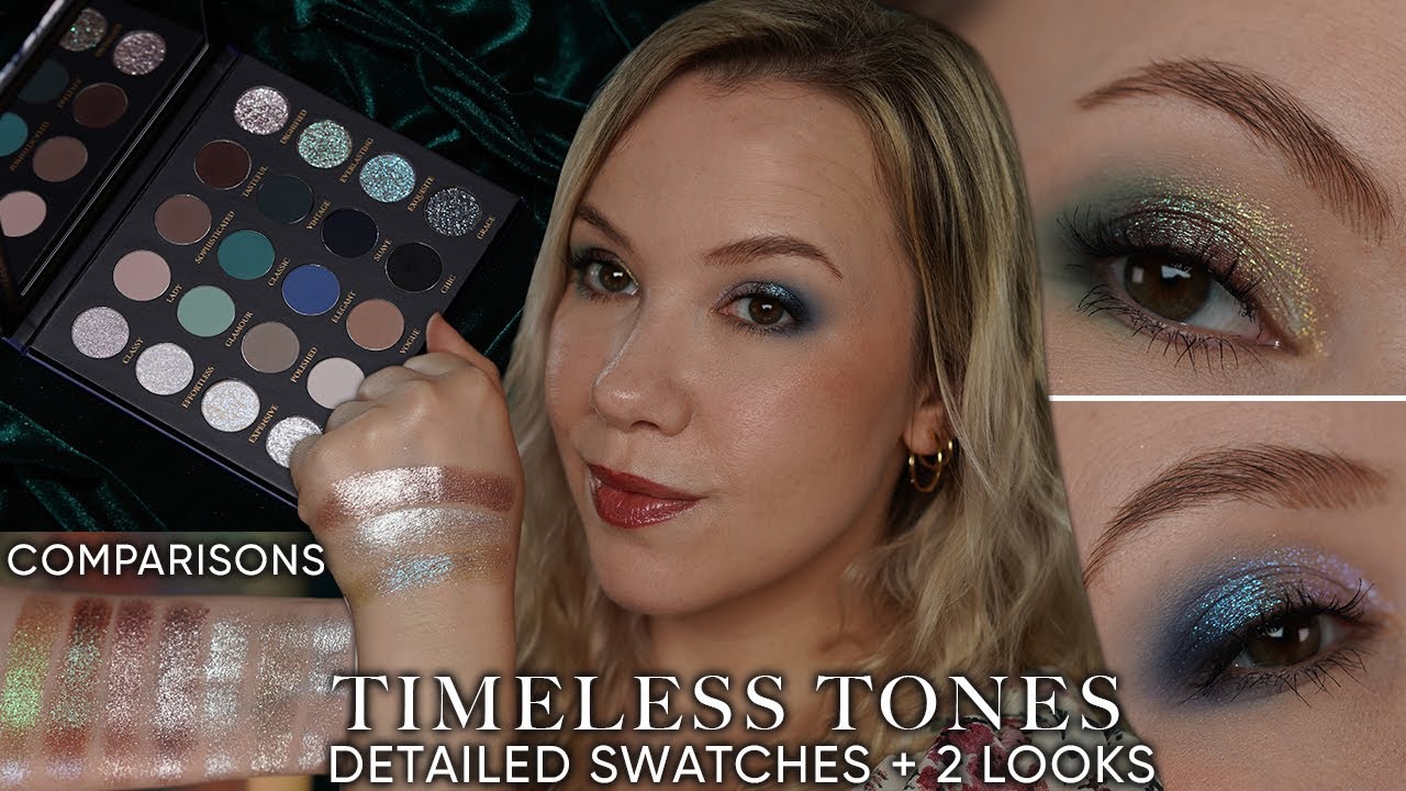 Glaminatrix Cosmetics Timeless Tones | Detailed swatches