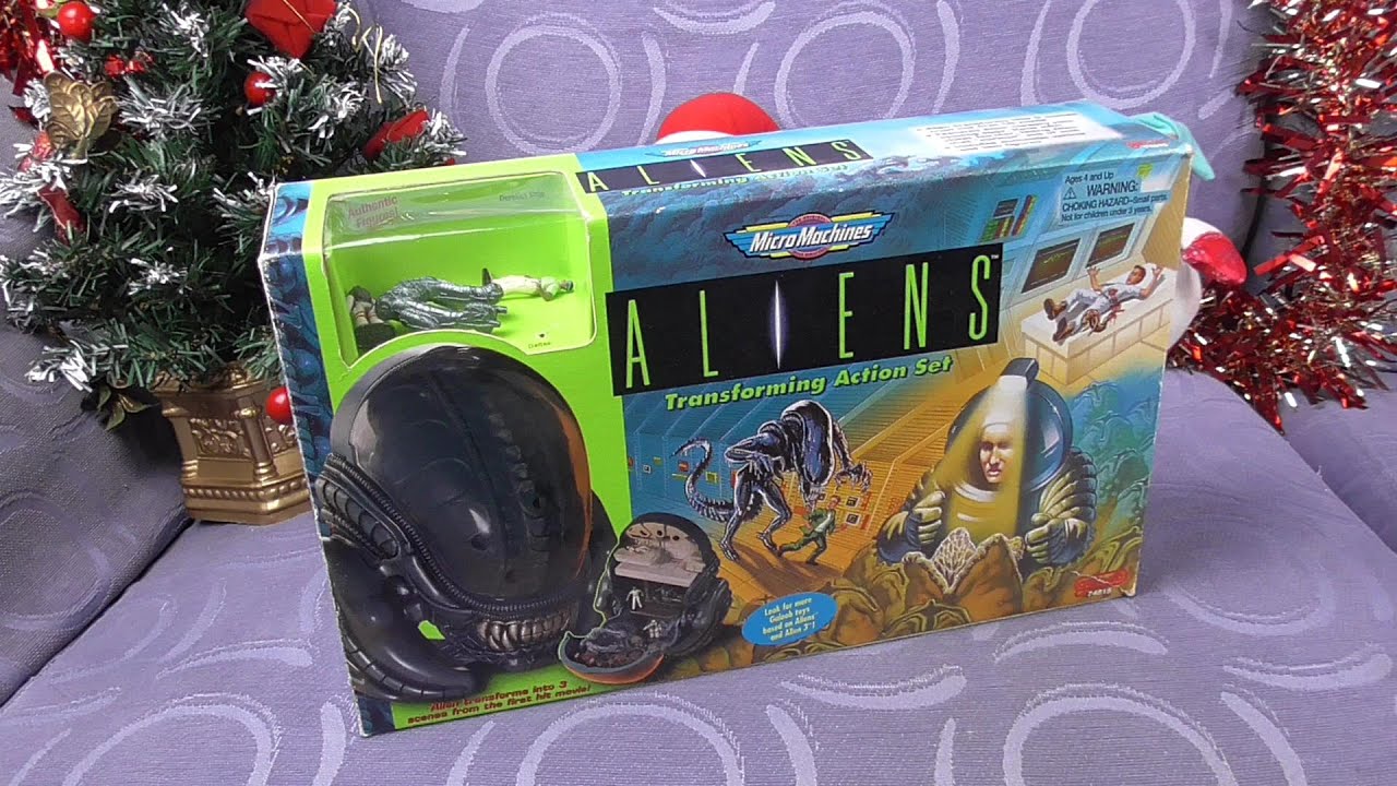 特撮 ALIENS Transforming Action Set Micro Machines Aliens