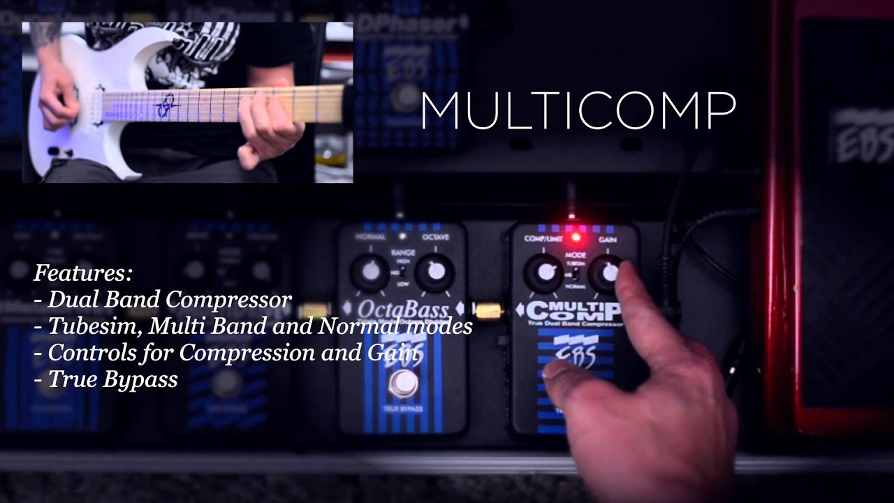 EBS MultiComp - with Guitar. By Ola Englund - YouTube