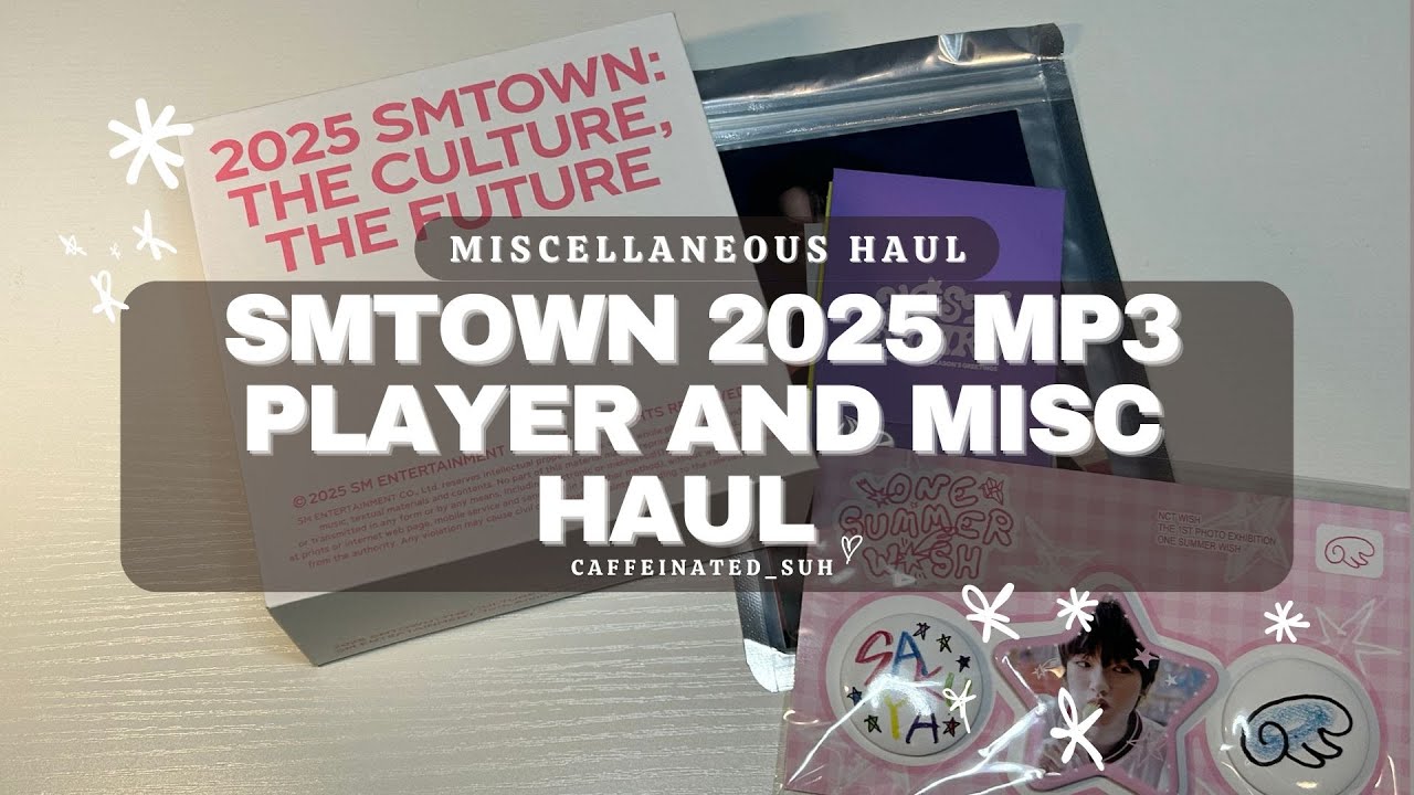 SMtown 2025 MP3 Player and Miscellaneous Photocard Haul - YouTube