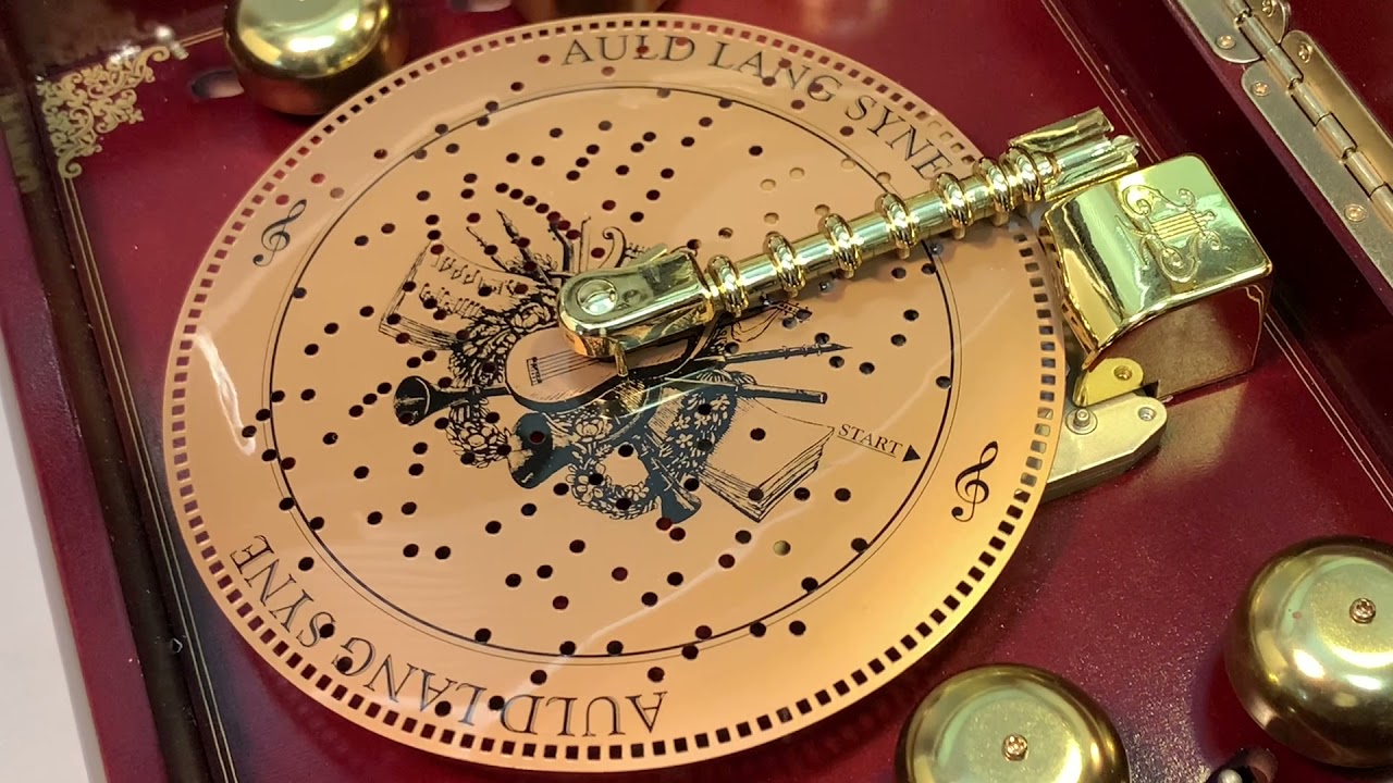 ミスタークリスマス Mr Christmas ディスク式オルゴール 17曲 - YouTube