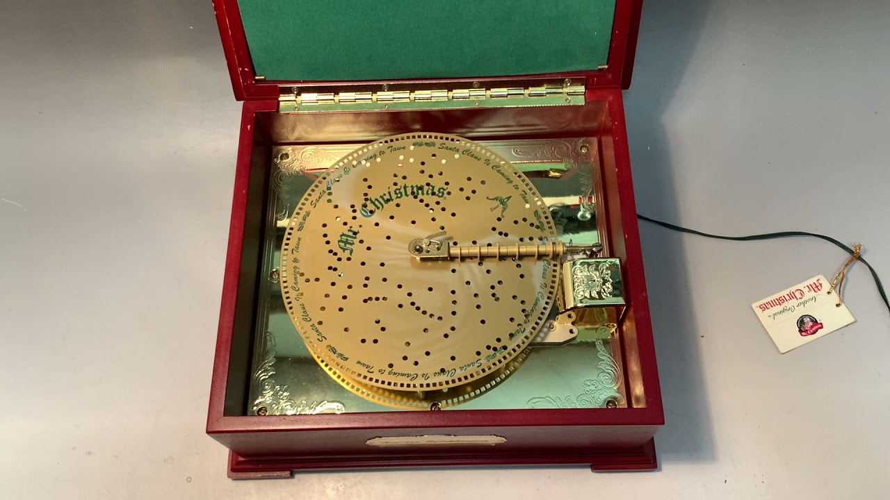 ミスタークリスマス / ディスク式オルゴール 16曲 - YouTube