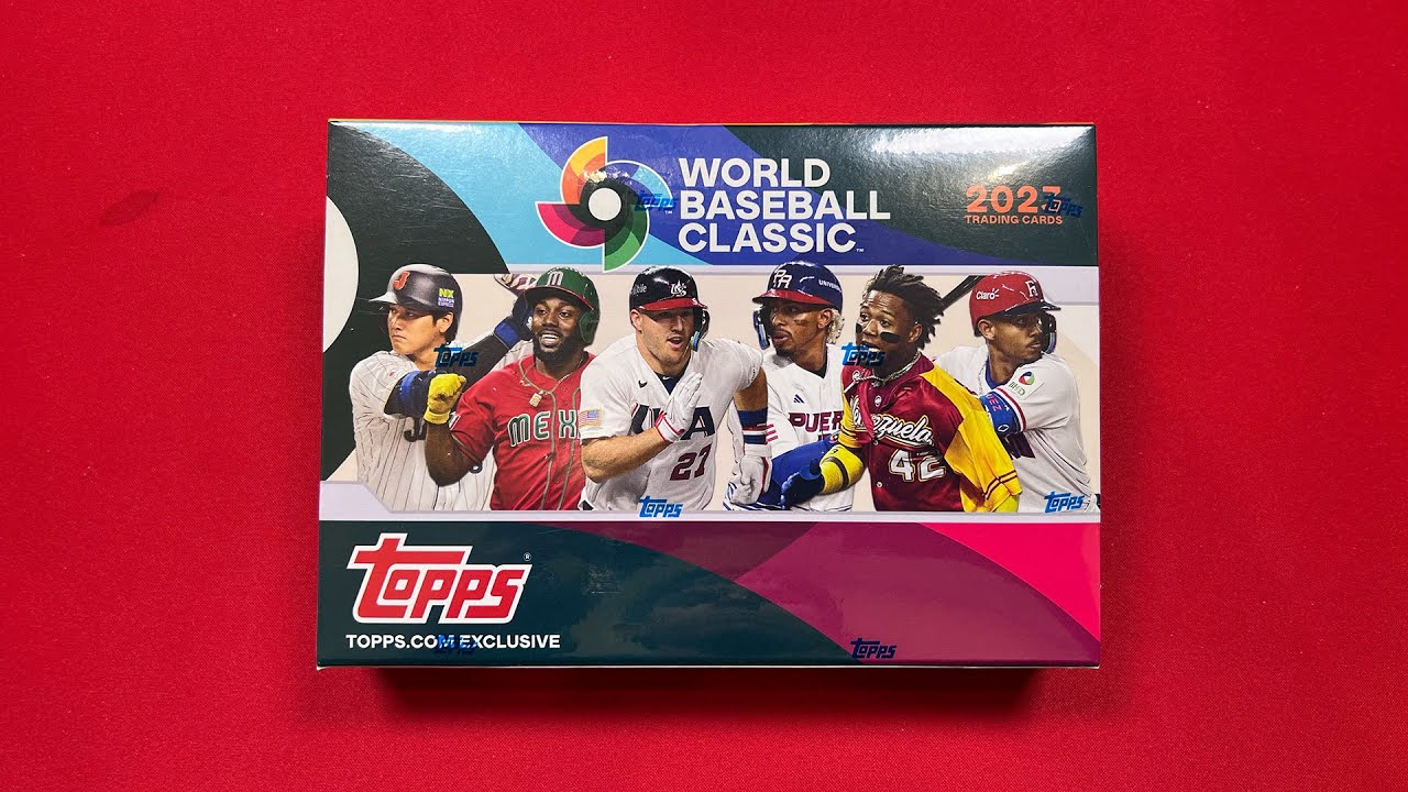 Topps World Baseball Classic 2023 Trading Cards! - YouTube