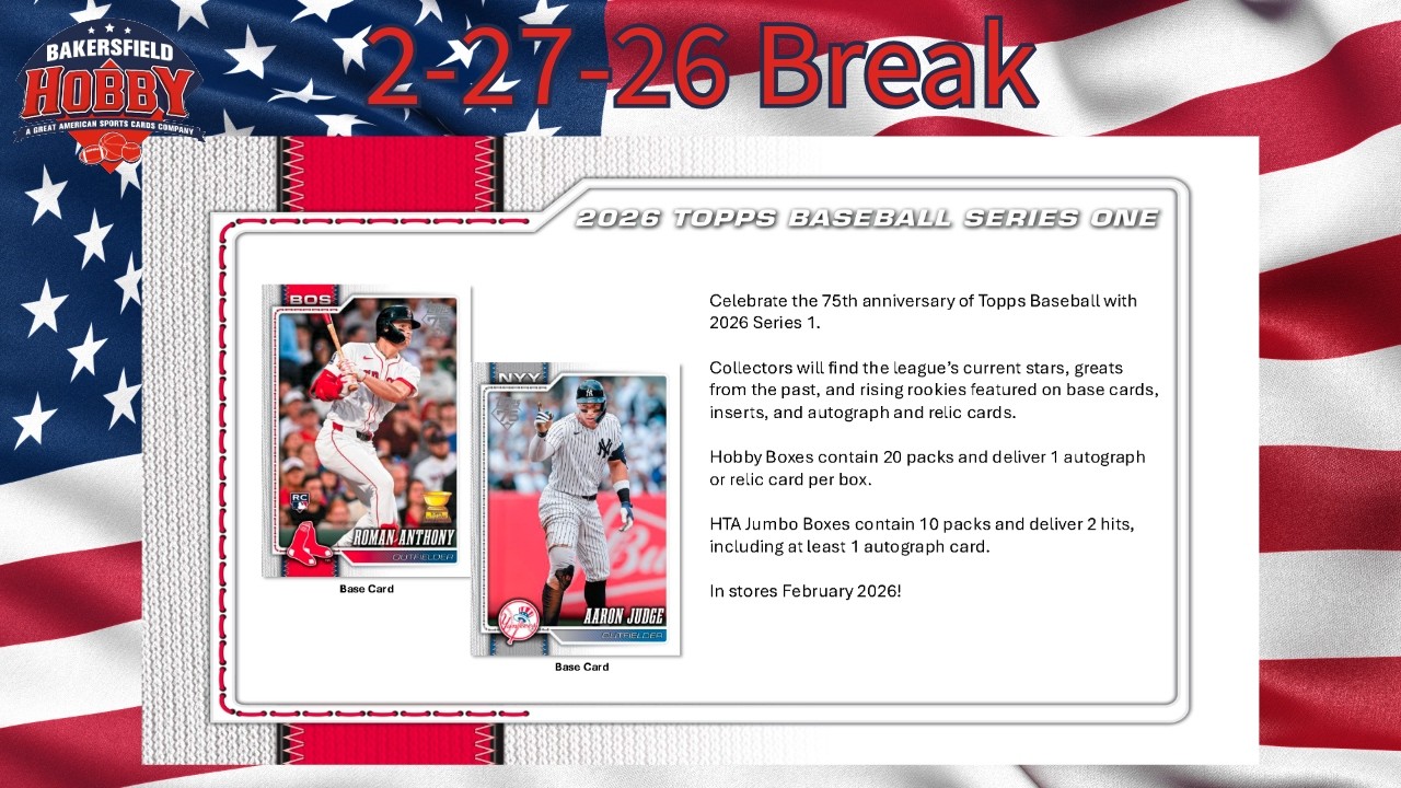 2-27-2026 2026 Topps Series 1 Jumbo Break#412 - YouTube