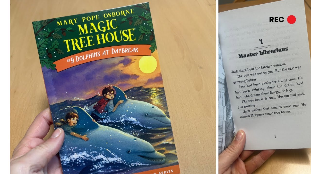 Chapter 1 “Master Librarians” of Magic Tree House #9 Dolphins At