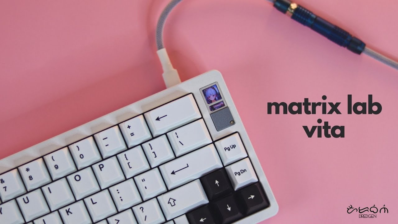 A Keyboard with Two Screens! Matrix Lab Vita Quick Review - YouTube