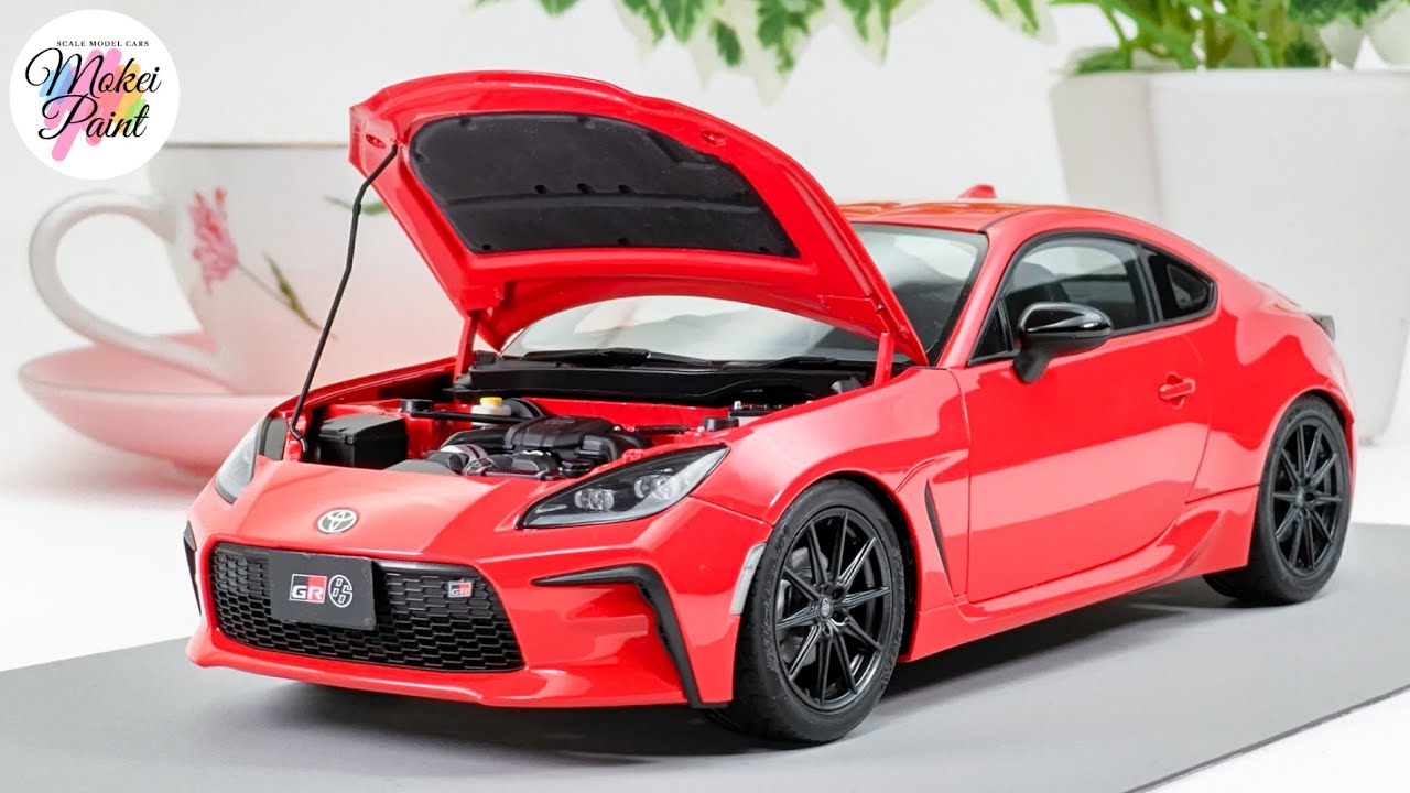 Tamiya Toyota GR 86 1/24 Scale Model Build Temporary assembly