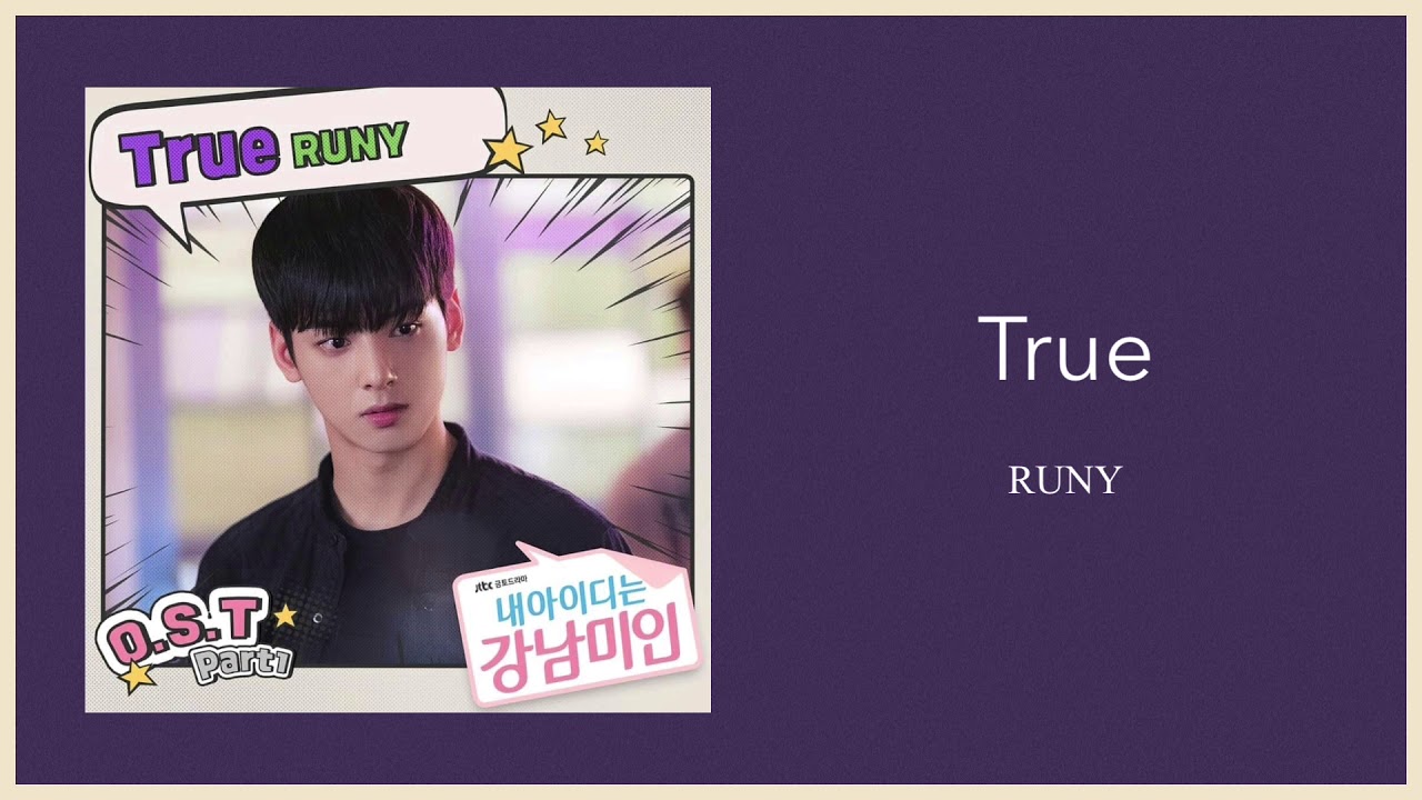 True - RUNY (私のIDはカンナム美人 OST) カナルビ 日本語字幕 - YouTube