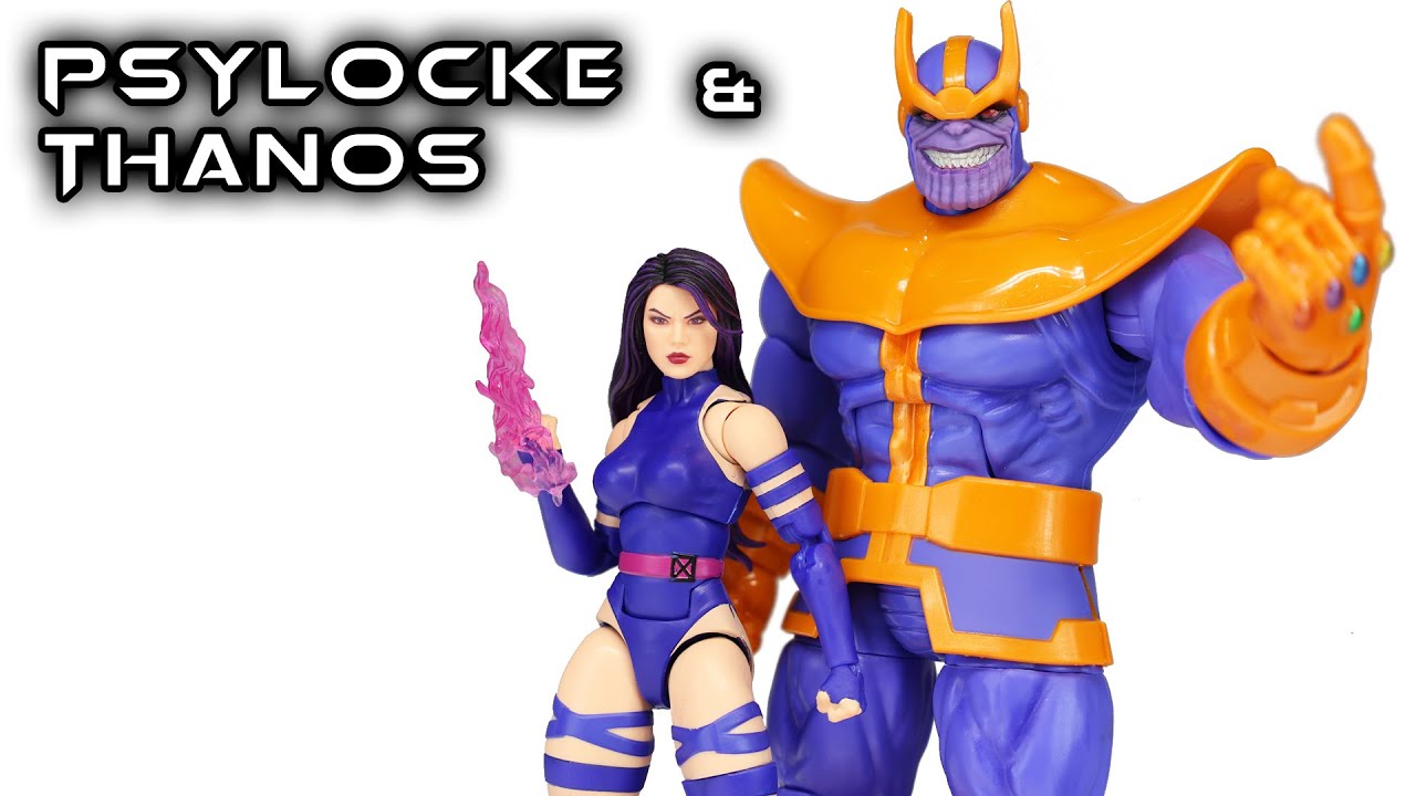 Marvel Legends THANOS vs. PSYLOCKE MvC Gamerverse Action Figure