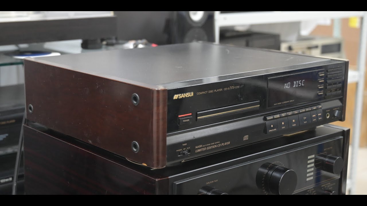 SANSUI CD - α 717 d Студия VintageAudio - YouTube