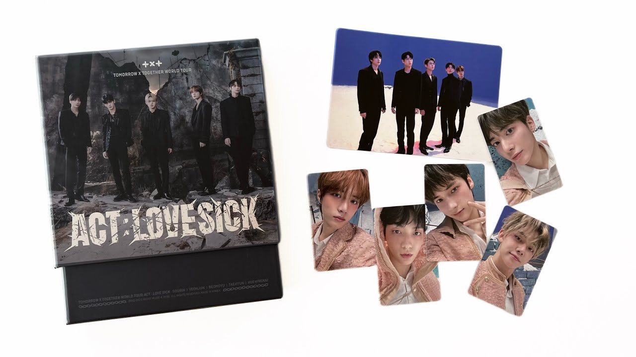 Unboxing: TXT WORLD TOUR ACT LOVE SICK IN SEOUL DIGITAL CODE - YouTube