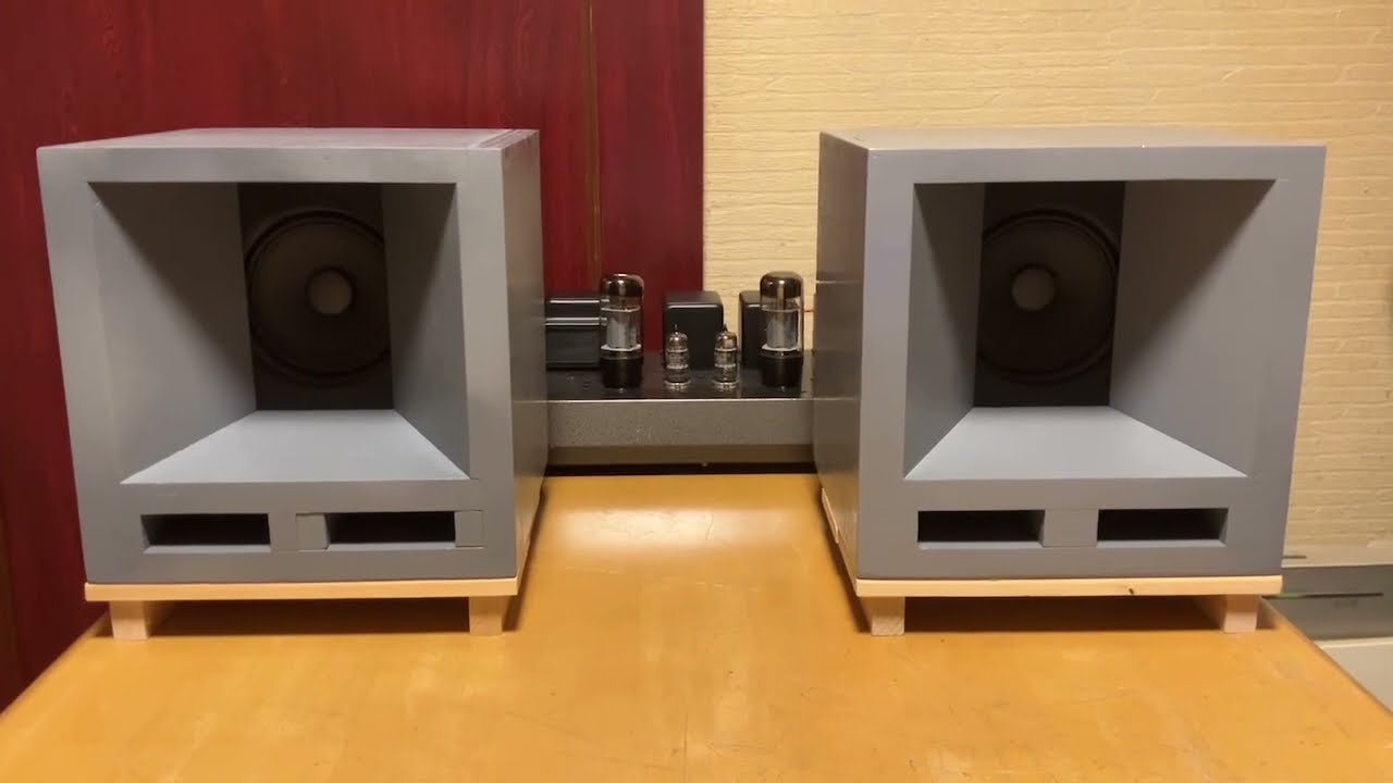 オーディオ試聴動画 ALTEC 205-8A使用フロントロードホーン(アルテック