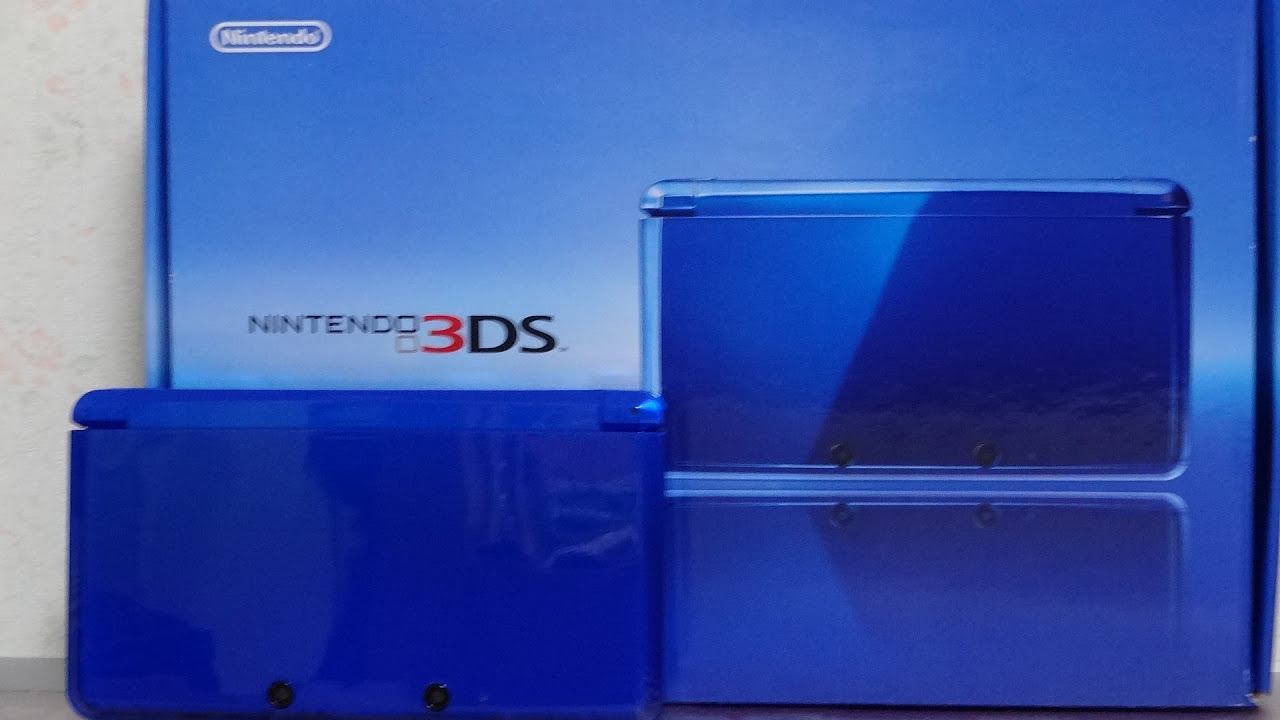 3DS コバルトブルー 開封 - YouTube