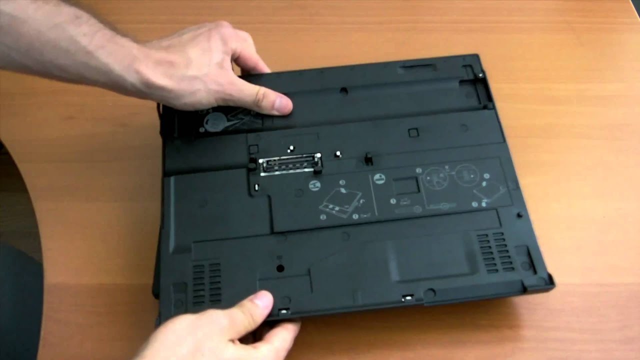 ThinkPad X201 Ultrabase dock hands-on - YouTube