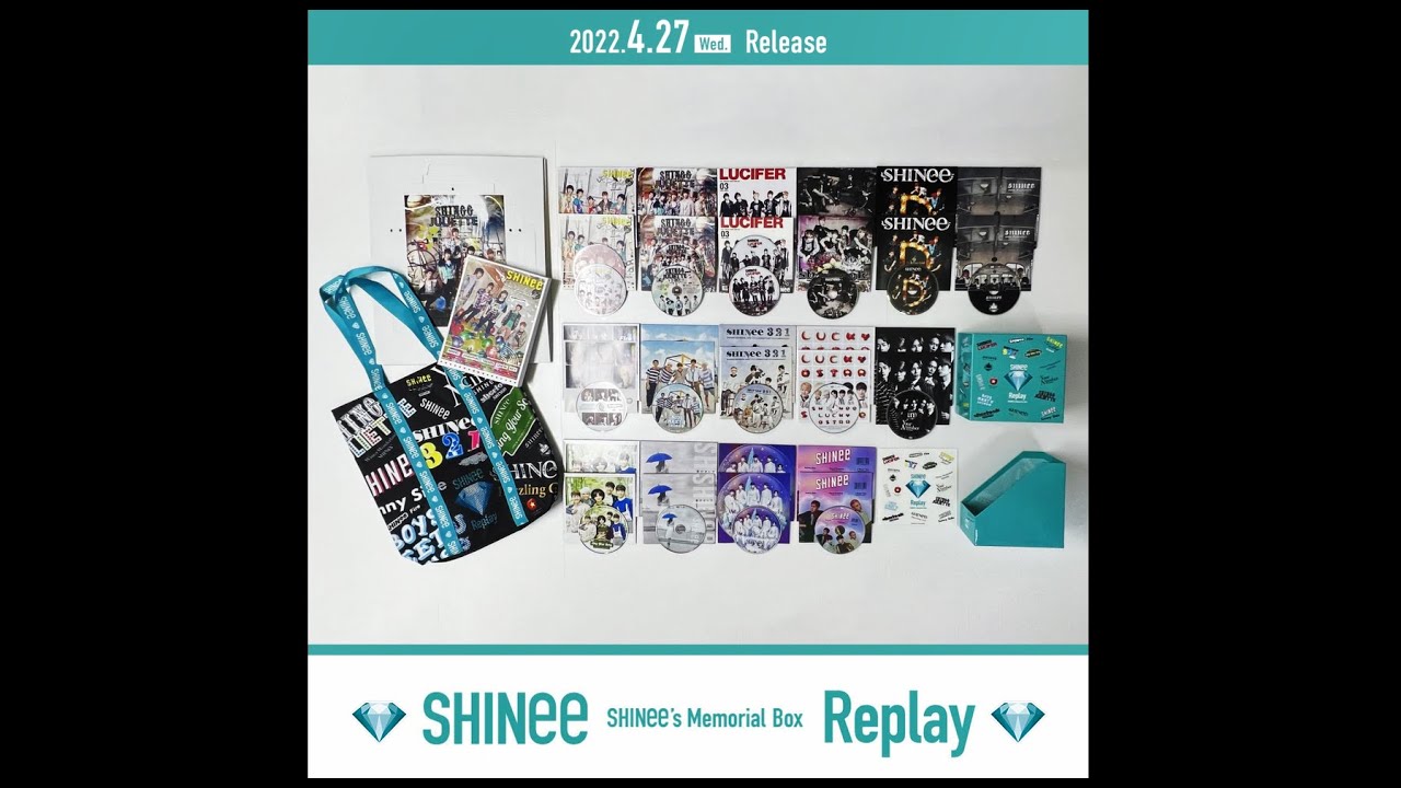 SHINee - 2022.04.27(Wed)Release『SHINee's Memorial Box “Replay