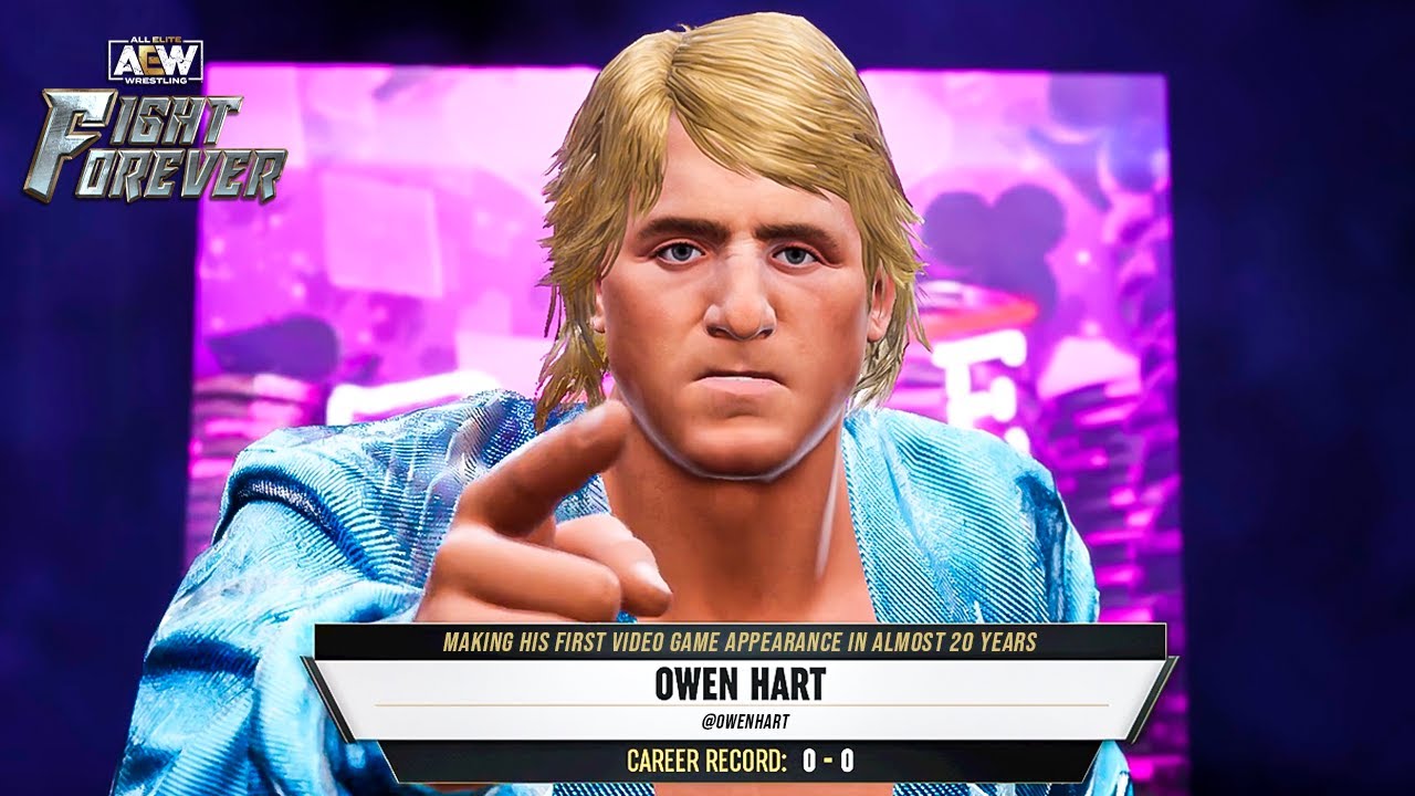AEW Fight Forever: オーエン・ハート、ファースト・ルック！ : r/WWEGames