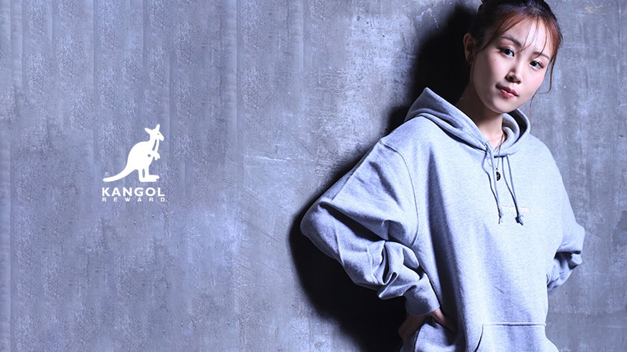 HARUKA×KANGOL REWARDコラボ プルオーバーパーカー