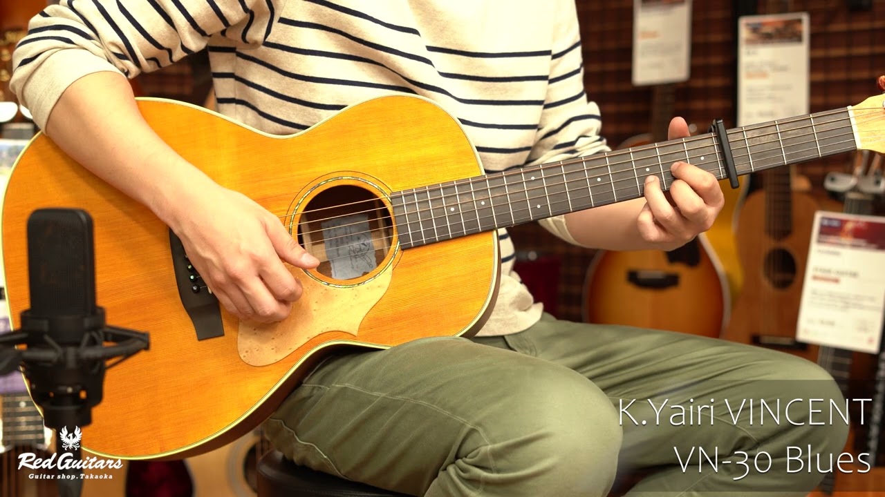 Vincent VN-30Blues HC付 Fishman後付け Vincent VN-30Blues HC付