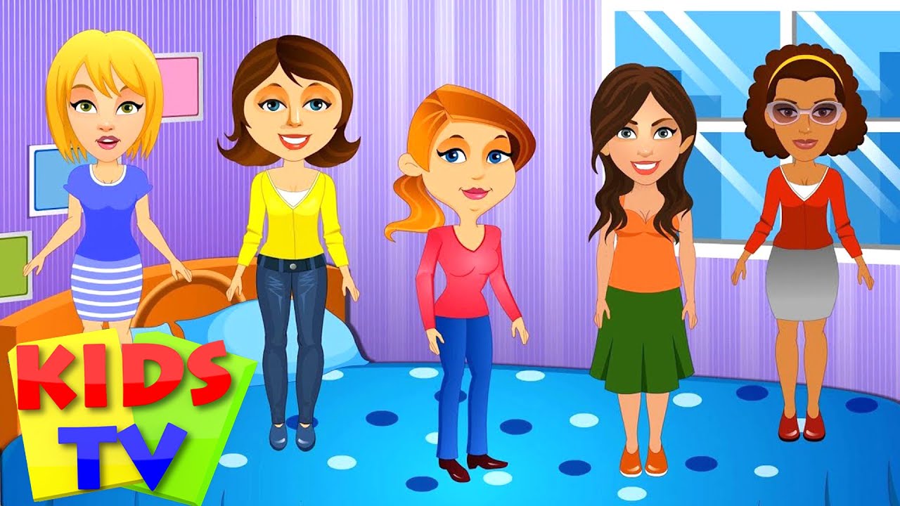 Five Strict Moms | Five little mommies | Nursery Rhyme | Nursery