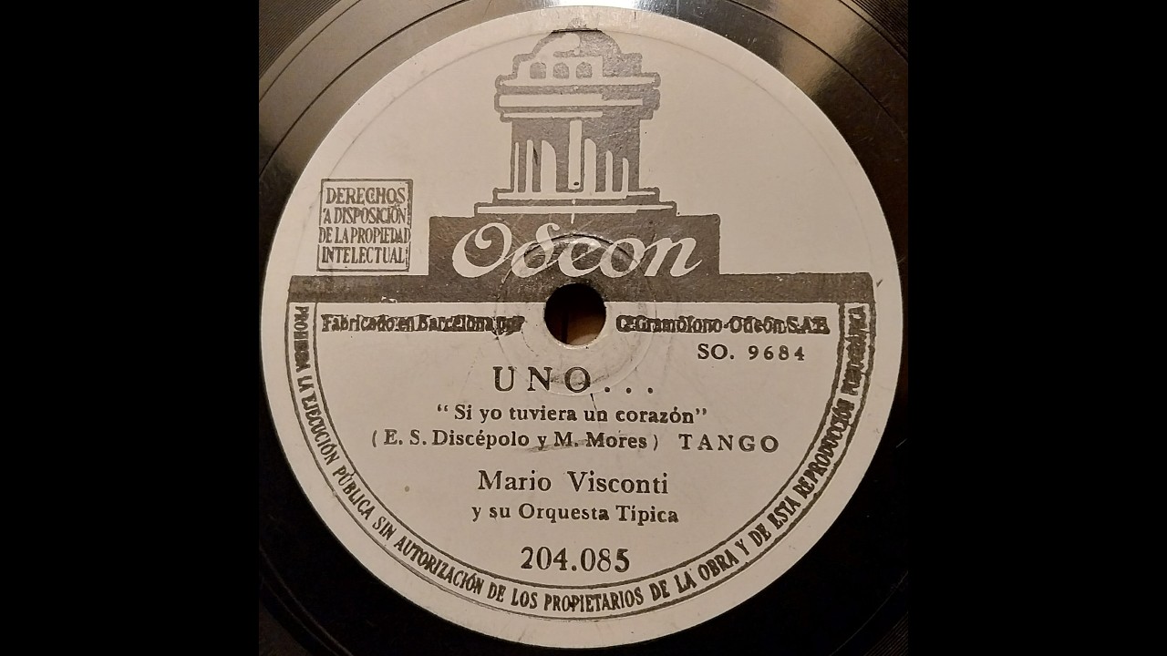 芦野 宏 ♪パリの空の下♪ 1954年 78rpm record. Victor VV 1 ｰ 90