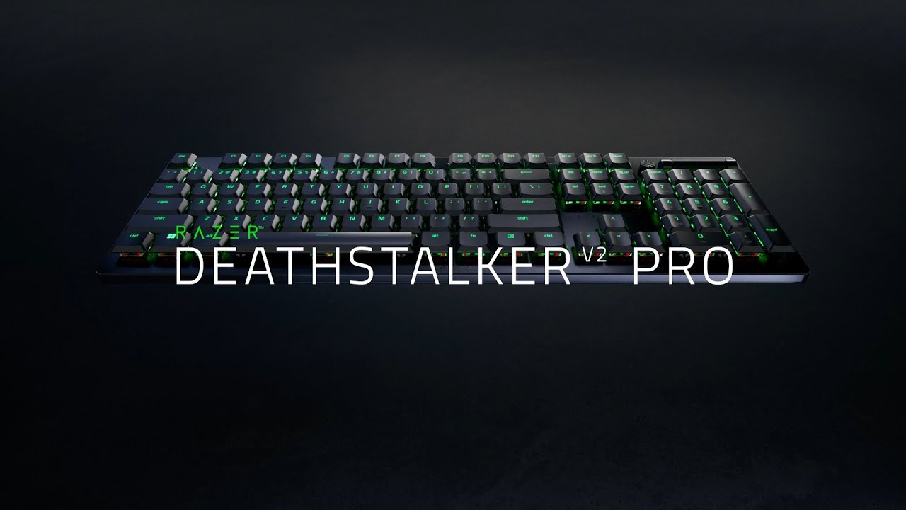 Ultra-Slim Wireless Keyboard - Razer DeathStalker V2 Pro | Razer