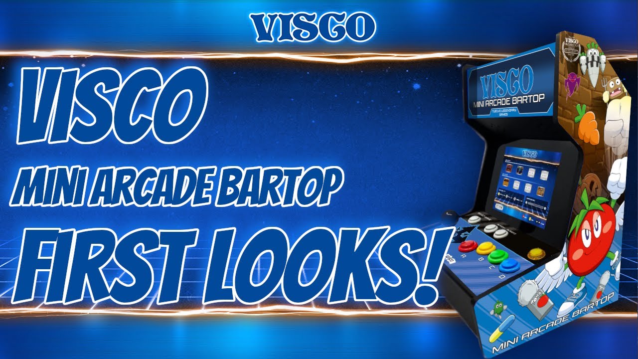VISCO MINI ARCADE BARTOP - YouTube