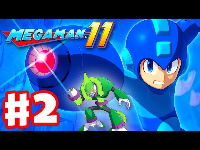 Mega Man 11 - Gameplay Walkthrough Part 2 - Acid Man Stage! (PC