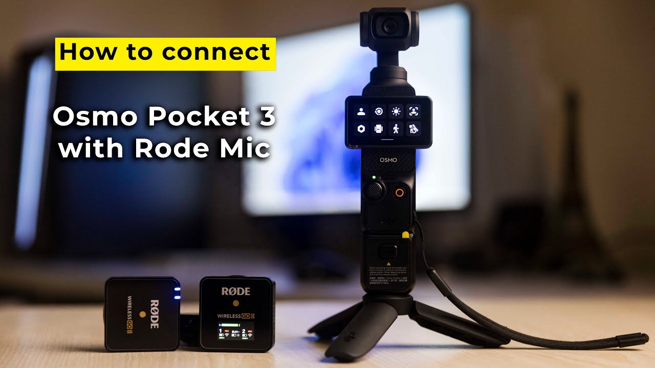 How to connect Rode Wireless Mic with Osmo Pocket 3 - YouTube
