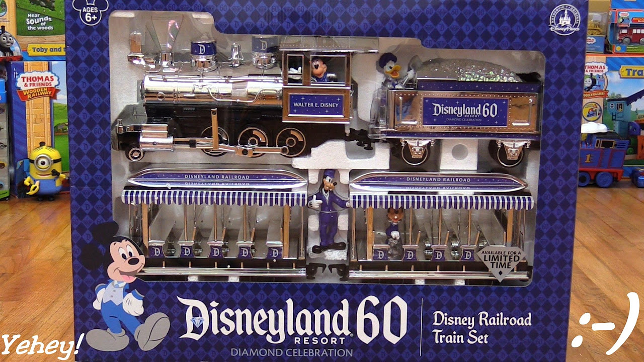 Disneyland! Disney Railroad Train Set 60th Diamond Anniversary
