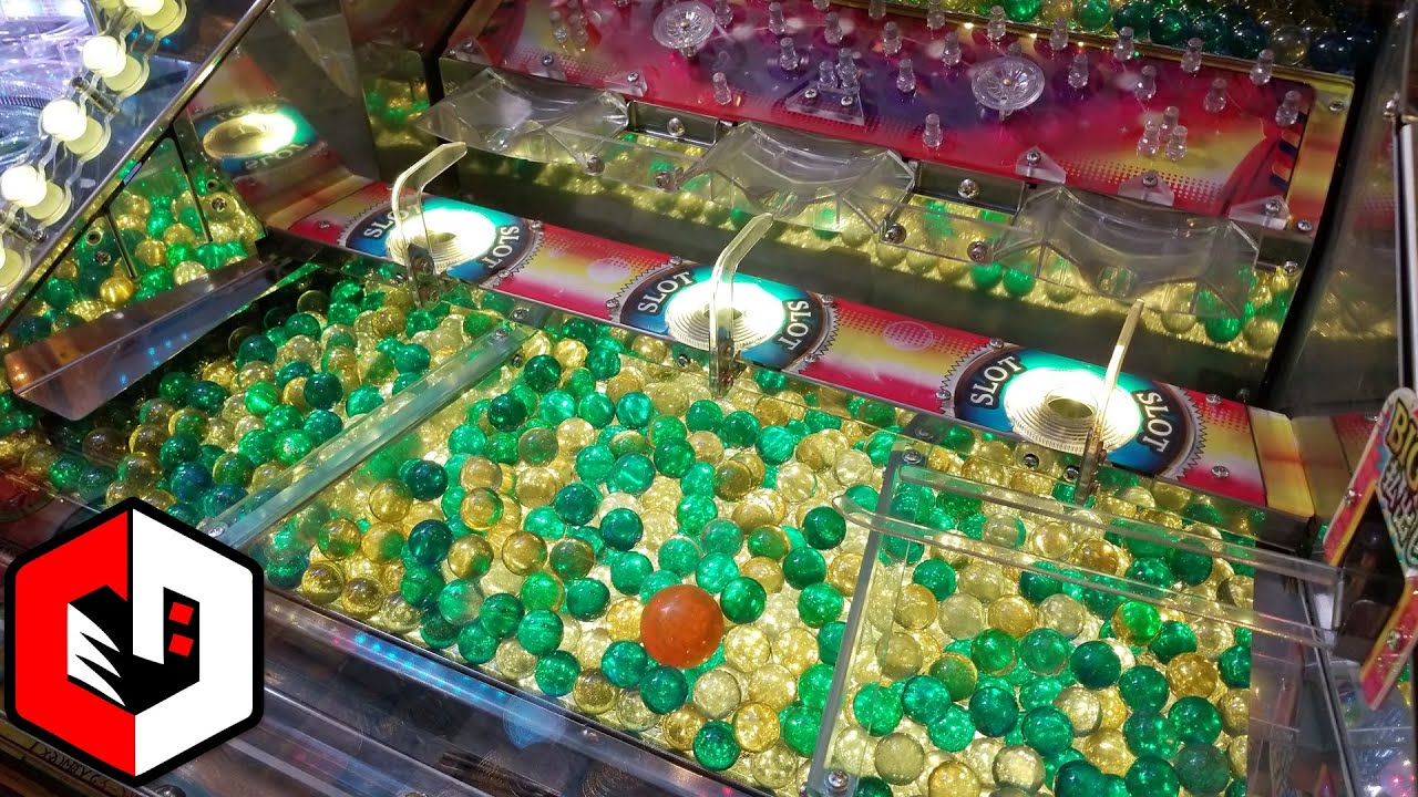 Coin Pusher, But w/ BALLS! Marble Fever Arcade Game at Round1