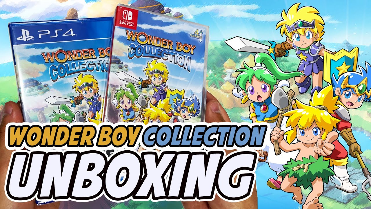Wonder Boy Collection(PS4/Switch) Unboxing - YouTube