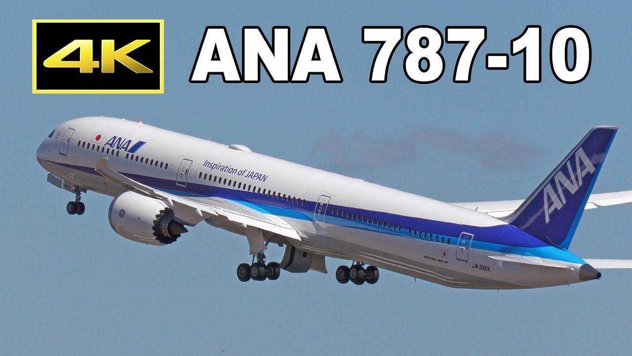 4K] ANA 国内線次世代フラッグシップ ボーイング787-10 就航！（3月27
