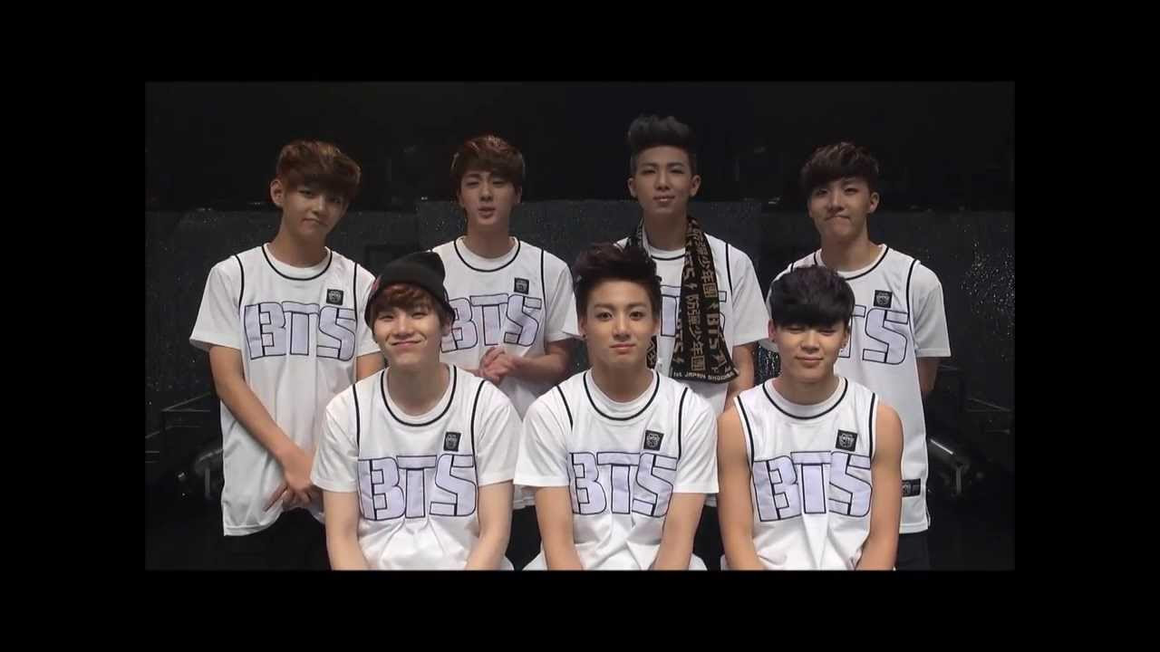 BTS (防弾少年団) JAPAN OFFICIAL FANCLUB 発足記念コメント - YouTube