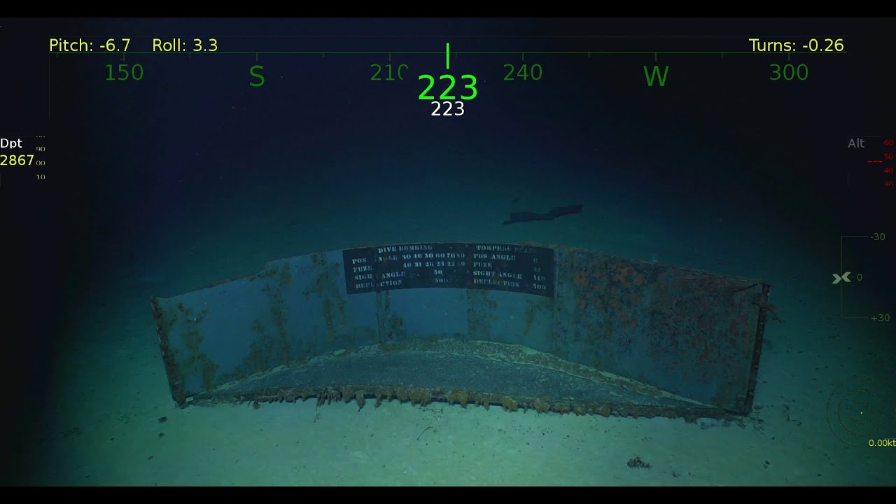 The Debris Field of USS Lexington - Broken, Yet Well-Preserved