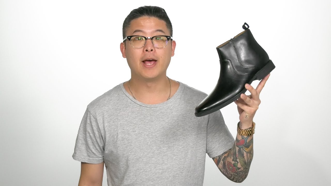 Clarks Tilden Zip II WP SKU: 9251775 - YouTube