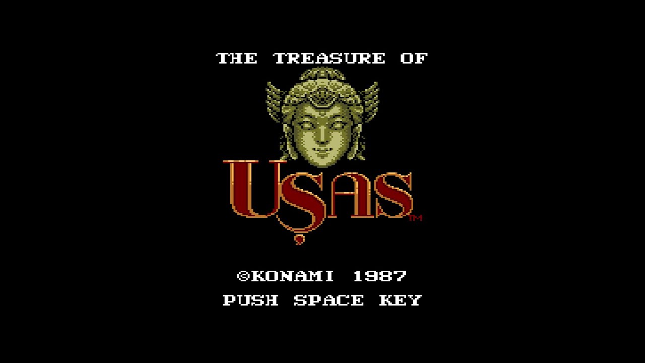 The Treasure Of Uşas ウシャス. MSX2. Konami 1987. Full Playthrough