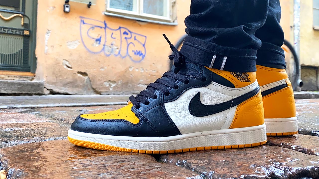Actually Wearing the “Taxi” Air Jordan 1 Retro High OG - YouTube