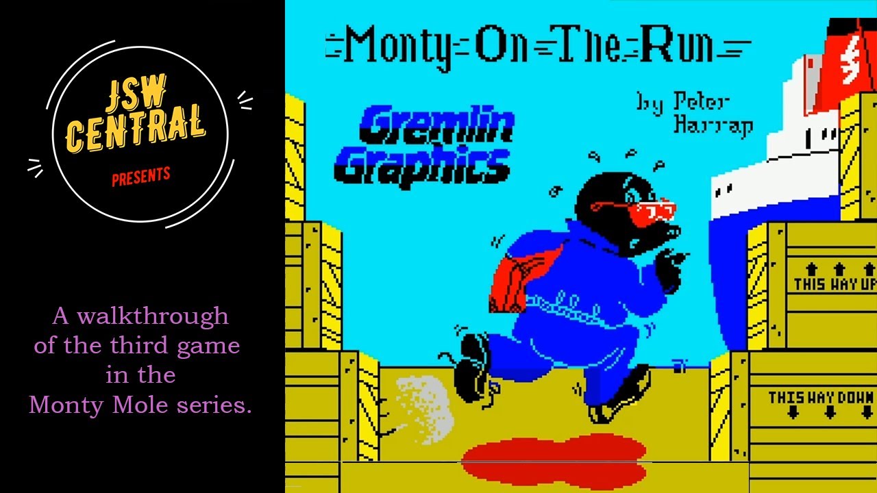 Monty on the Run walkthrough | ZX Spectrum | JSWCL-201 - YouTube