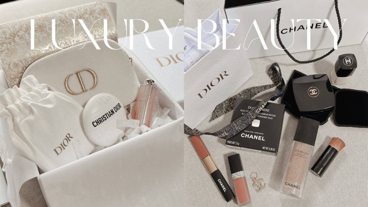 LUXURY BEAUTY | CHANEL, DIOR HOLIDAY GIFT SET - YouTube