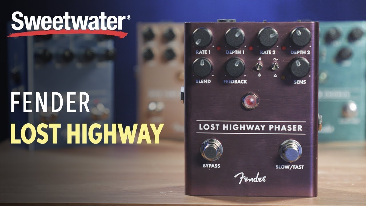Fender Lost Highway Phaser Pedal Demo - YouTube