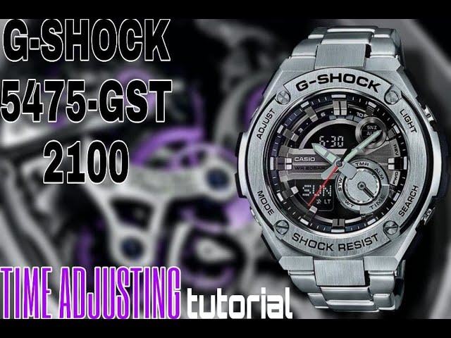 G-SHOCK - 5475-GST 2100 CASIO TIME SETTING | SALIM REZA |TIME SYCN